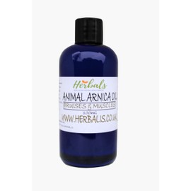Natural Arnica (Arnica Montana) Oil For Dog & Cat 100ml: for bruises, strained joints, muscles, ligaments, tendons & aches