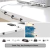 303 Pcs Cable Management Organizer Kit, 4 Cable Sleeve Split,