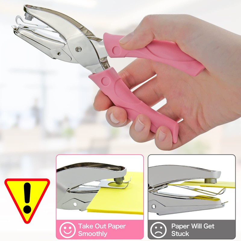 Hole Punch for Paper Crafts-Single Shape Metal Handheld Portable for