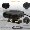 Car Heater,12V 200W Portable Windshield Defroster Demister with Heating/Cooling Fan