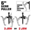 Powerbuilt Combo 2/3 Jaw Reversible Gear Puller Set, 6-Inch Reversible