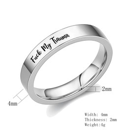 Silver Mood Rings for Women Inspirational Rings Silver Stackable Rings Friendship Rings for Women Jewelry Gifts