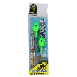Ecogear 3594 3D Jig Head, 0.5 oz (14 g), 2 Packs