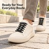 Elastic No-Tie Flat Shoelaces with Press-Lock Closure – Easy-On Sneaker
