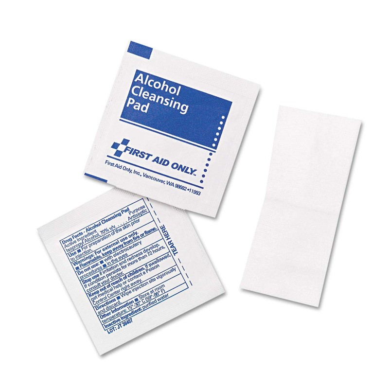 First Aid Only FAE-4001 Alcohol Cleansing Pads, 20 Count