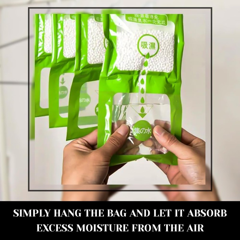 Wardrobe Dehumidifier - Dehumidifier Hanging Bag With Hooks - Interior