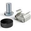 hb-digital 10 x Mounting Screws Cage Nuts Set M6 for
