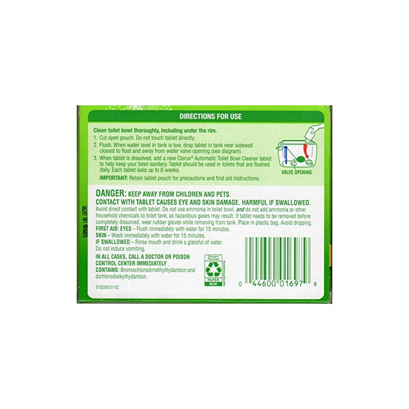 Clorox Automatic Toilet Bowl Cleaner Tablets (2-Pack)