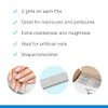 Flowery Lima de uñas desechable con núcleo de madera de