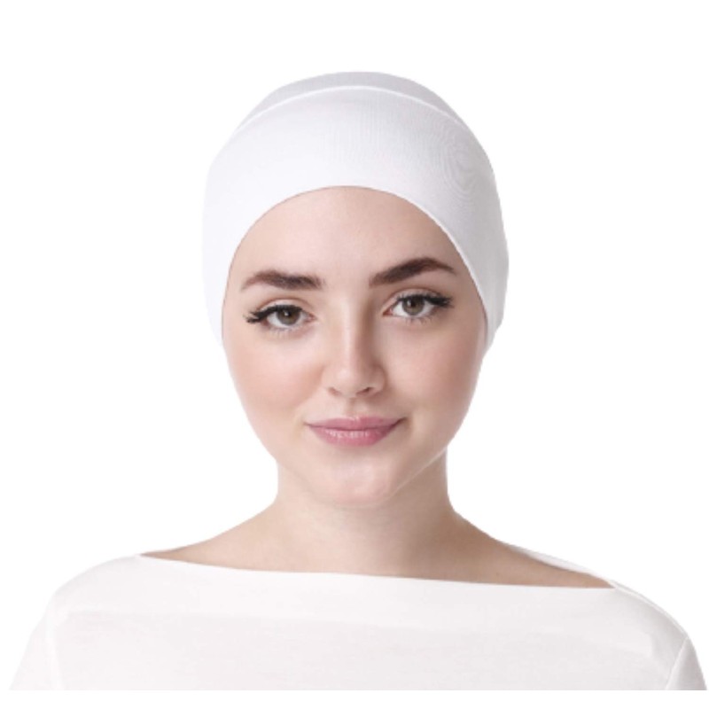 AL AMIRA Under Scarf Tube Cap (white)