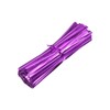 sourcing map 3 Inches Metallic Twist Ties for Bags Purple