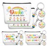 Teacher Canvas Cosmetic Bag with Keyring, 6 Sets