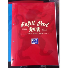 Oxford Campus Softcover Refill Pads 300Page