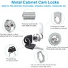 Litensh 20mm Security Mailbox Lock, Mailbox Lock, Cabinet Drawer Cam