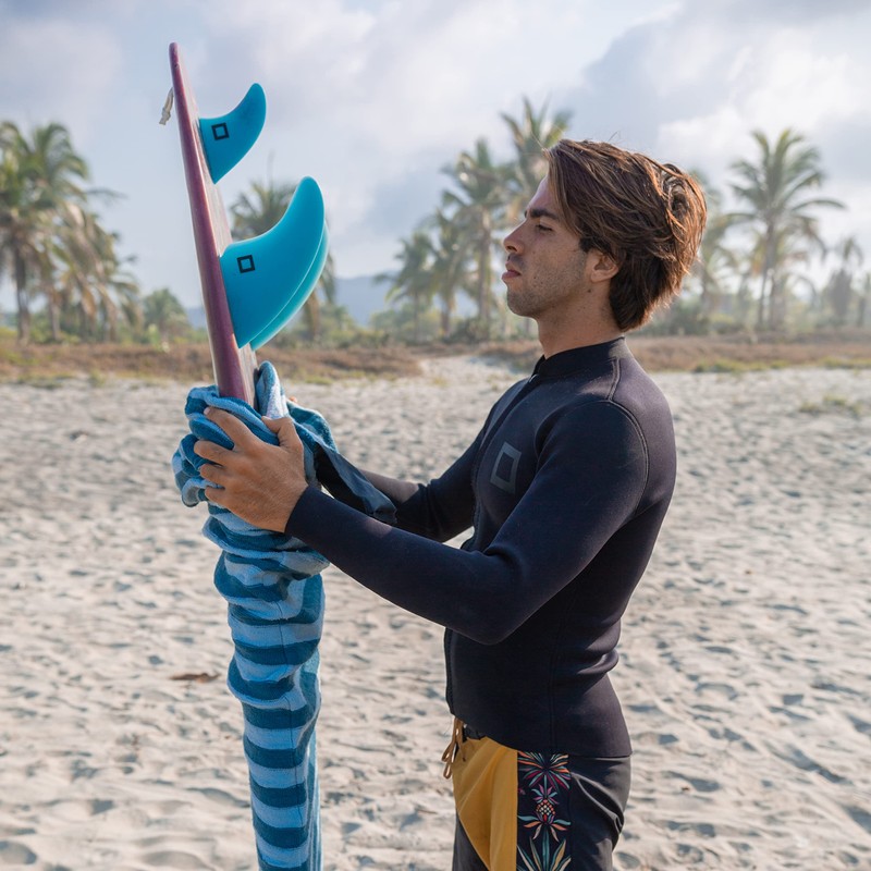 PAMGEA - Funda para tabla de surf (Aqua, Shortboard, 5'8")
