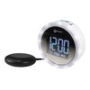 Wecker mit 95dB lautem Alarm, Blitzlicht und Vibrationskissen - Geemarc
