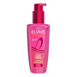 L'Oréal Paris Elvive Dream Liso Tratamiento Sérum Capilar con Keratina, Pelo más Liso en 7 Días, Anti Humedad y Sin Siliconas, para Cabello con Frizz, 100 ml