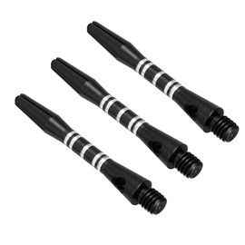 PATIKIL 35mm/1.4" Set of 3 2BA Threads Aluminum Dart Accessories for Steel Tips, Black