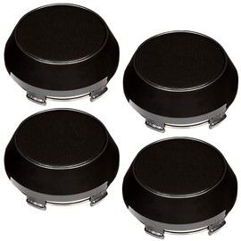 Negs-S Wheel Center Cap, 2.7 inches (68 mm), Bore Diameter 2.5 inches (62.5 mm), 4 Pieces, General Purpose, 3 Colors, Black & Piano Black