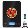 KOIOS Digital Kitchen Scale Touch Glass Diet Food Postal 33lb/15kg