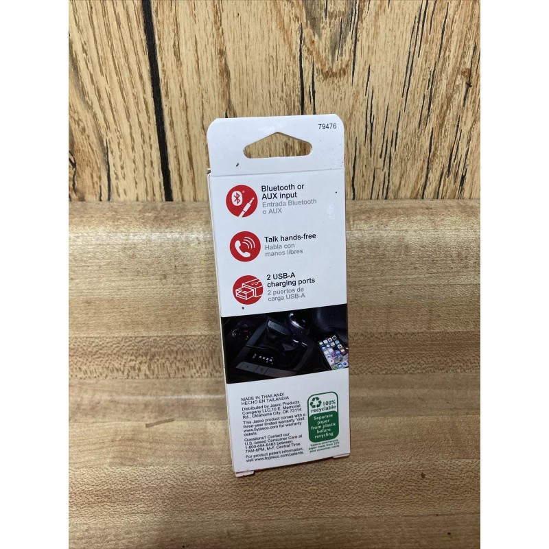 Jasco 79476 USB-Charging Bluetooth FM Transmitter Brand New