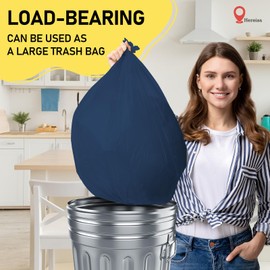 Hereisa Navy Blue Plastic Tablecloths 2 Pack Disposable Table Covers 54 x 108 Inch Baby Party Tablecovers PEVA Vinyl Dark Table Cloths for Parties Picnic Birthday Wedding's 8 ft Rectangle Table Use