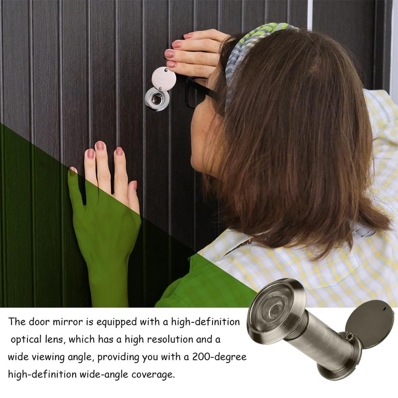 Door Viewer,Super-Wide Angle Door Viewer Easy Install Scratch-Resistant Enhanced Privacy