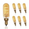 XIAOKALAMI T6/T25 LED Edison Candelabra Bulb, E12 Base, Dimmable, 40W