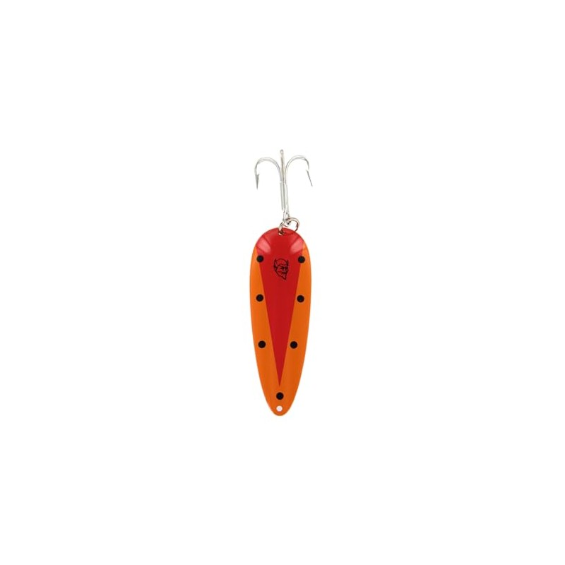 Dardevle Nickel Back 1 oz Fishing Spoons, Orange Potato Bug