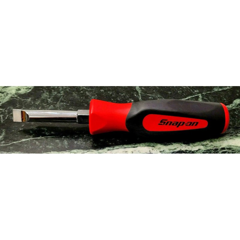 Snap-on Large Marine Aircraft Plug FLAT Slot Screwdriver RED Plastic