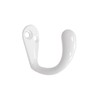 QCAA Premium Quality Single Prong Robe Hook Hanger, Zinc Die
