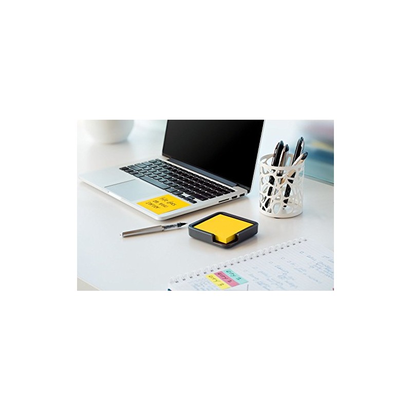 Post-it Note Holder, 3x3 in, Gray, 1 Notes Holder/Pack (ED-654-G)