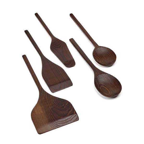 SERAX Serax Pure by Pascale Naessens Wooden Kitchen Utensils Set