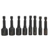 GAESHOW Pack of 8 Tap Adapter, M4-M16, 1/4 Inch Screwdriver