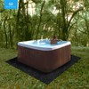 Grefinity 100" x 100" Hot Tub Mat, Outdoor Indoor Inflatable