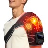 Red Light Therapy for Shoulder with Heat & Massage, 5000mAh