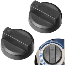 Bidet Seats Replacement Knob Compatible with Luxe Bidet Neo 120 & Neo 185, Knob Accessories for Luxe Bidet Neo 120 & Neo 185, Neo Knob, Non-Electric Bidet Attachment for Toilet Seat, 2 Pcs Black