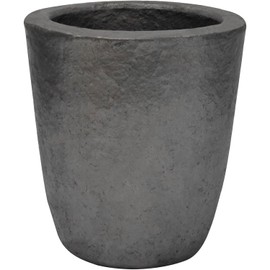 Nelyrho #4-4.5kg Premium Graphite Crucible, Silicon Carbide Clay Crucible Cup for Melting Casting Refining Aluminum, Gold, Silver, Copper, Brass, Withstand High Temperature 1800℃/3272℉