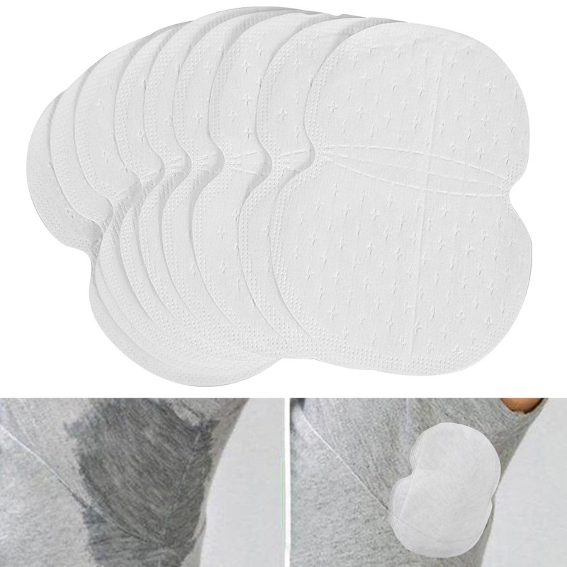 100PCS Underarm Sweat Pads, Non-woven Disposable Armpit Sweat Pads, Antiperspirant