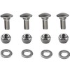 (Pack of 4) (5/16-18) 5/8" 784-5581A Carriage Bolts Nuts fit