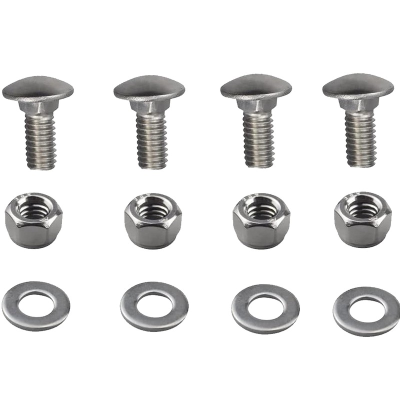 (Pack of 4) (5/16-18) 5/8" 784-5581A Carriage Bolts Nuts fit