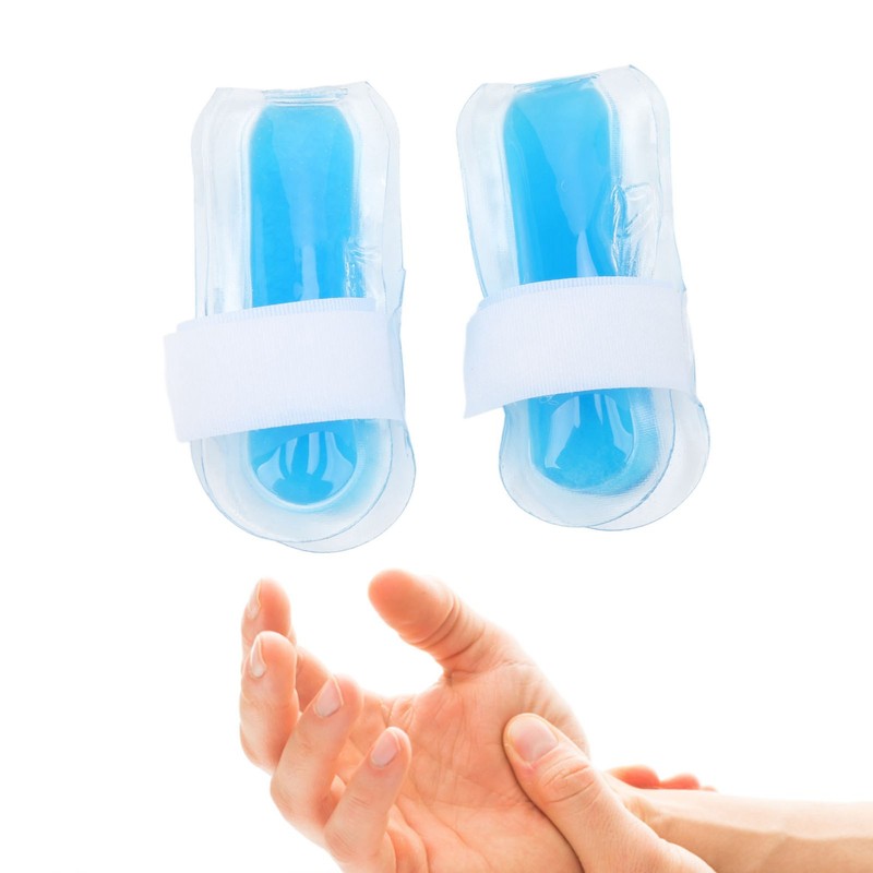 2pcs Finger Hot Cold Pack Quick Cold Reusable Gel Pack