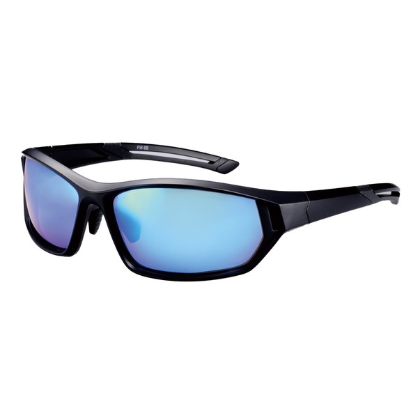 Boken-Oh FW-8B Polarized Sunglasses, Fiber View, Matte Black/Black
