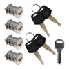 Set of 4 lock cores for Yakima SKS, one key