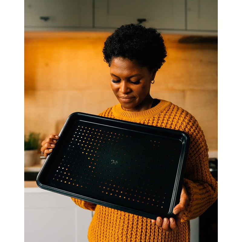 Tala Performance Crisper Baking Tray - Perforated, Non-Stick Professional Gauge
