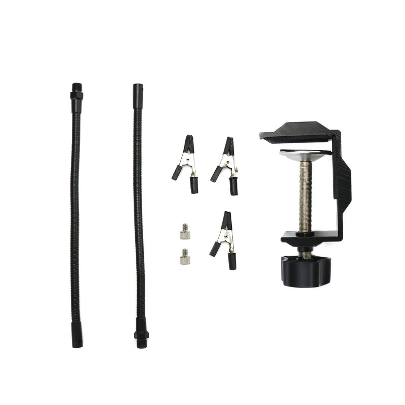QWORK® Soldering Aid Helping Hand with C-Clamp and 2 Flexible