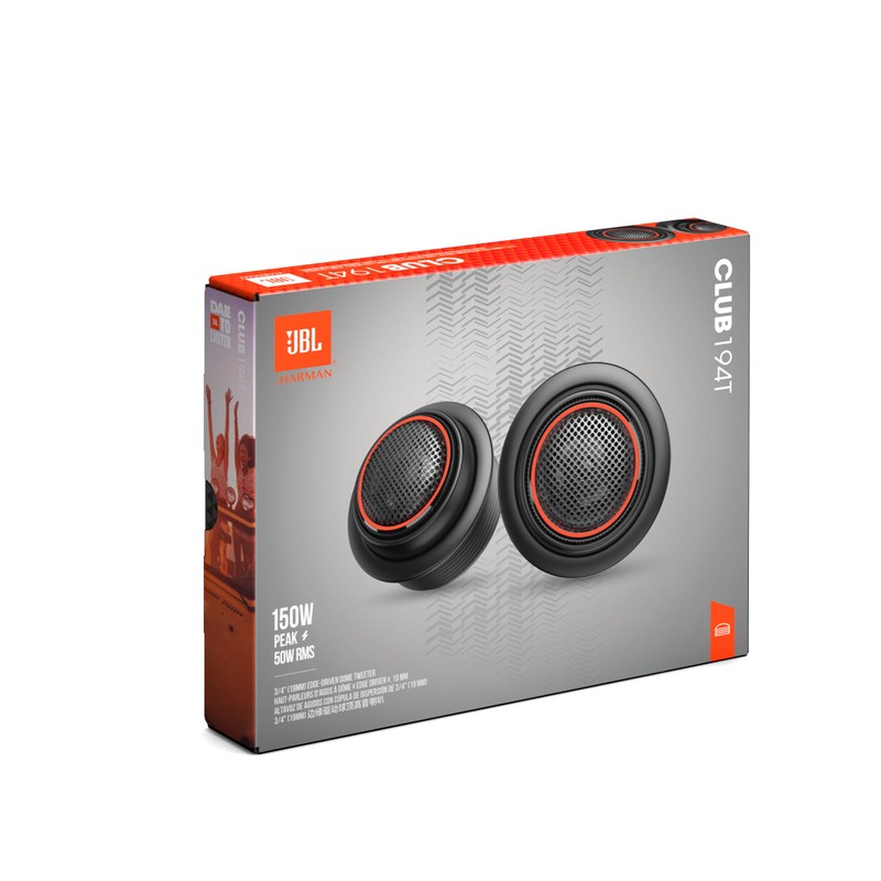JBL Club 194T - 3/4" (19mm) Edge-Driven Dome Tweeter, 150W
