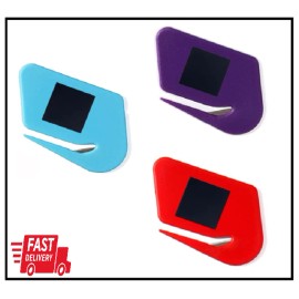 OZXTYO 3 Pack Magnetic Letter Opener Envelope Slitter for Refrigerators Cabinets