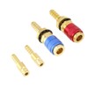 2 pieces 8 mm water-cooled and gas adapter, quick coupling,