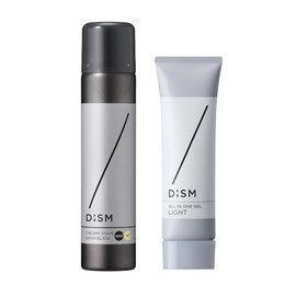 DISM All-in-One Gel Light [Refreshing Type] + Creamy Foam Wash Black Set Face Wash Men Women Unisex